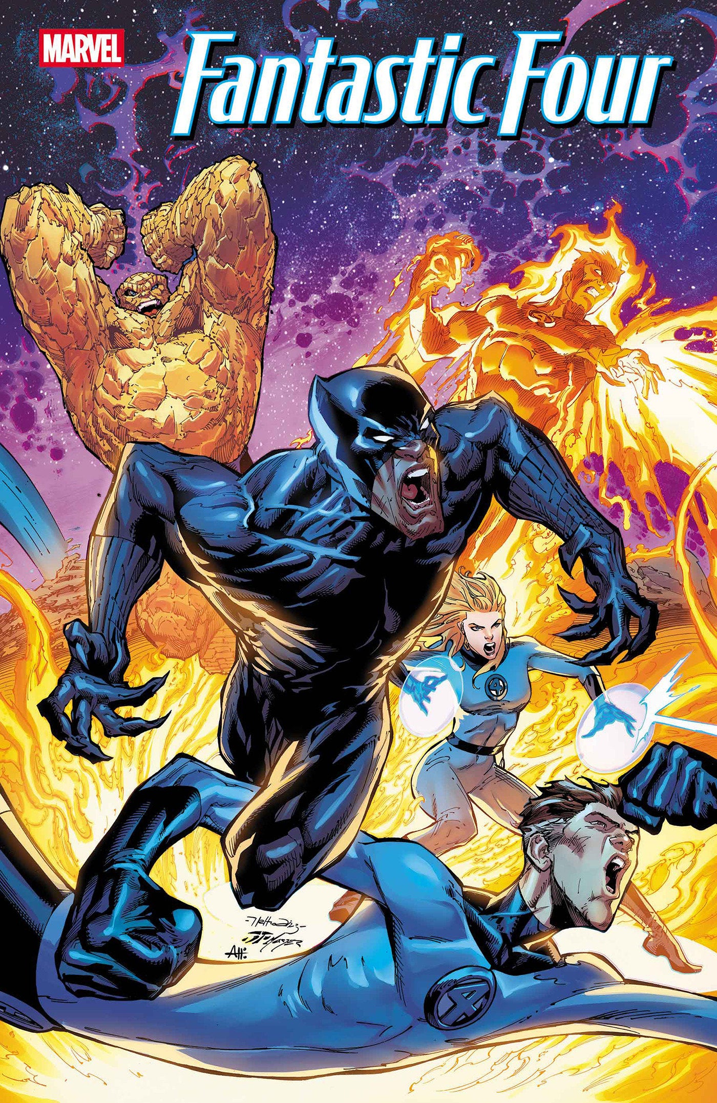 FANTASTIC FOUR #8 NETHO DIAZ BLACK PANTHER VARIANT 02/18/2026