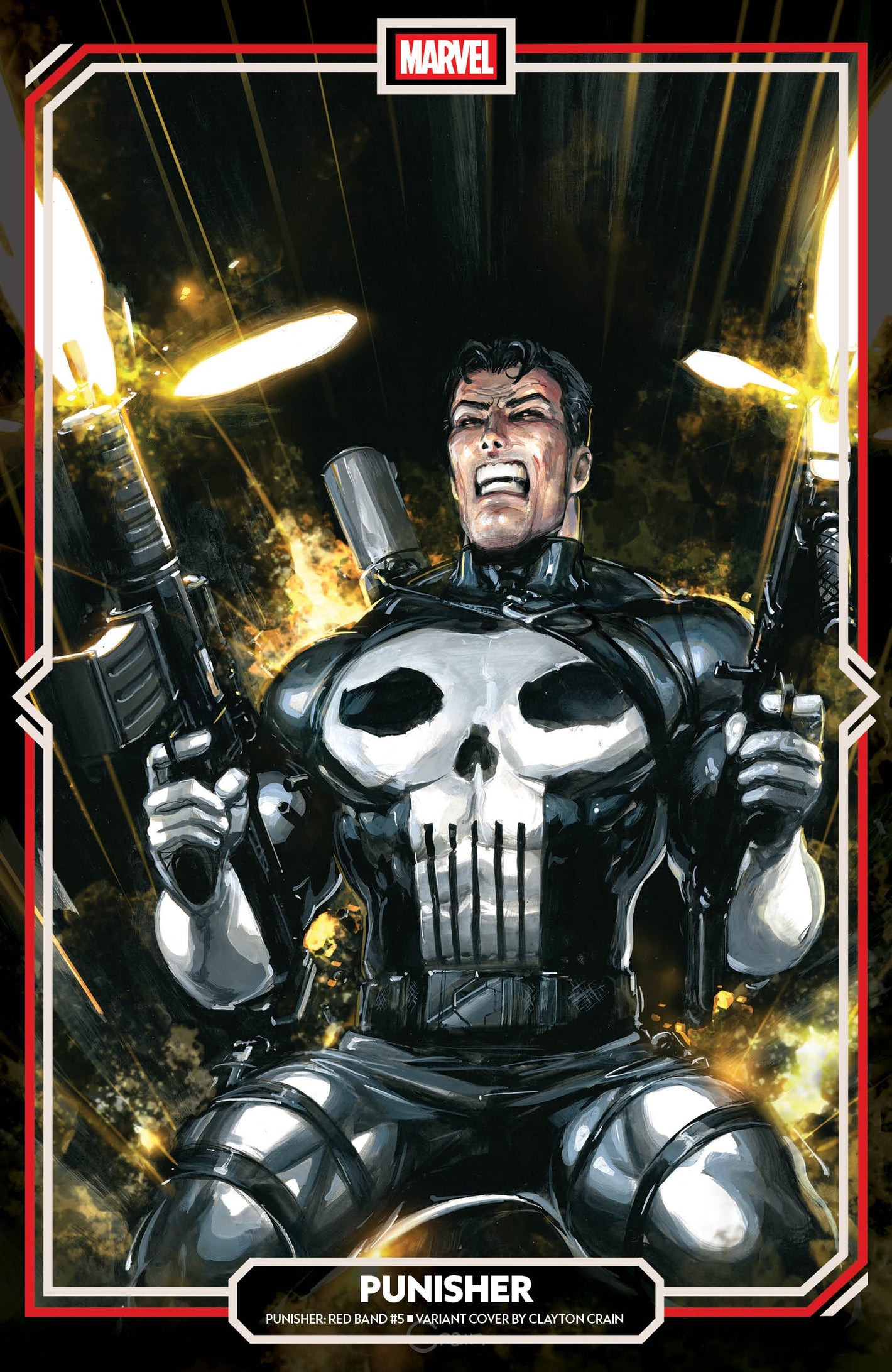 PUNISHER: RED BAND #5 CLAYTON CRAIN VARIANT [POLYBAGGED] 01/28/26