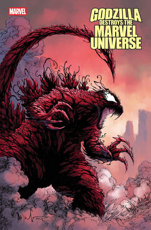 GODZILLA DESTROYS THE MARVEL UNIVERSE #5 DAVE WACHTER MARVELIZED CARNAGE-ZILLA VARIANT 11/19/2025