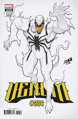 VENOM #256 DAVID NAKAYAMA COLOR BLOCK WHITE VARIANT [DS] 04/01/2026