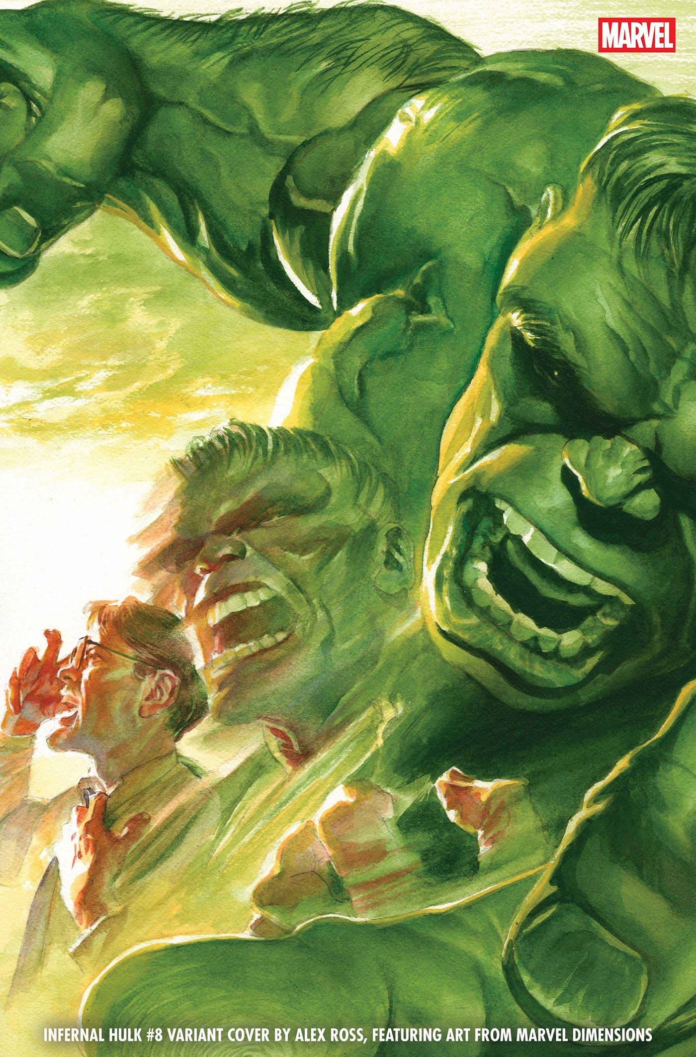 INFERNAL HULK #8 ALEX ROSS MARVEL DIMENSIONS VARIANT 06/24/2026