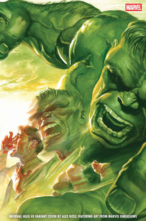 INFERNAL HULK #8 ALEX ROSS MARVEL DIMENSIONS VARIANT 06/24/2026