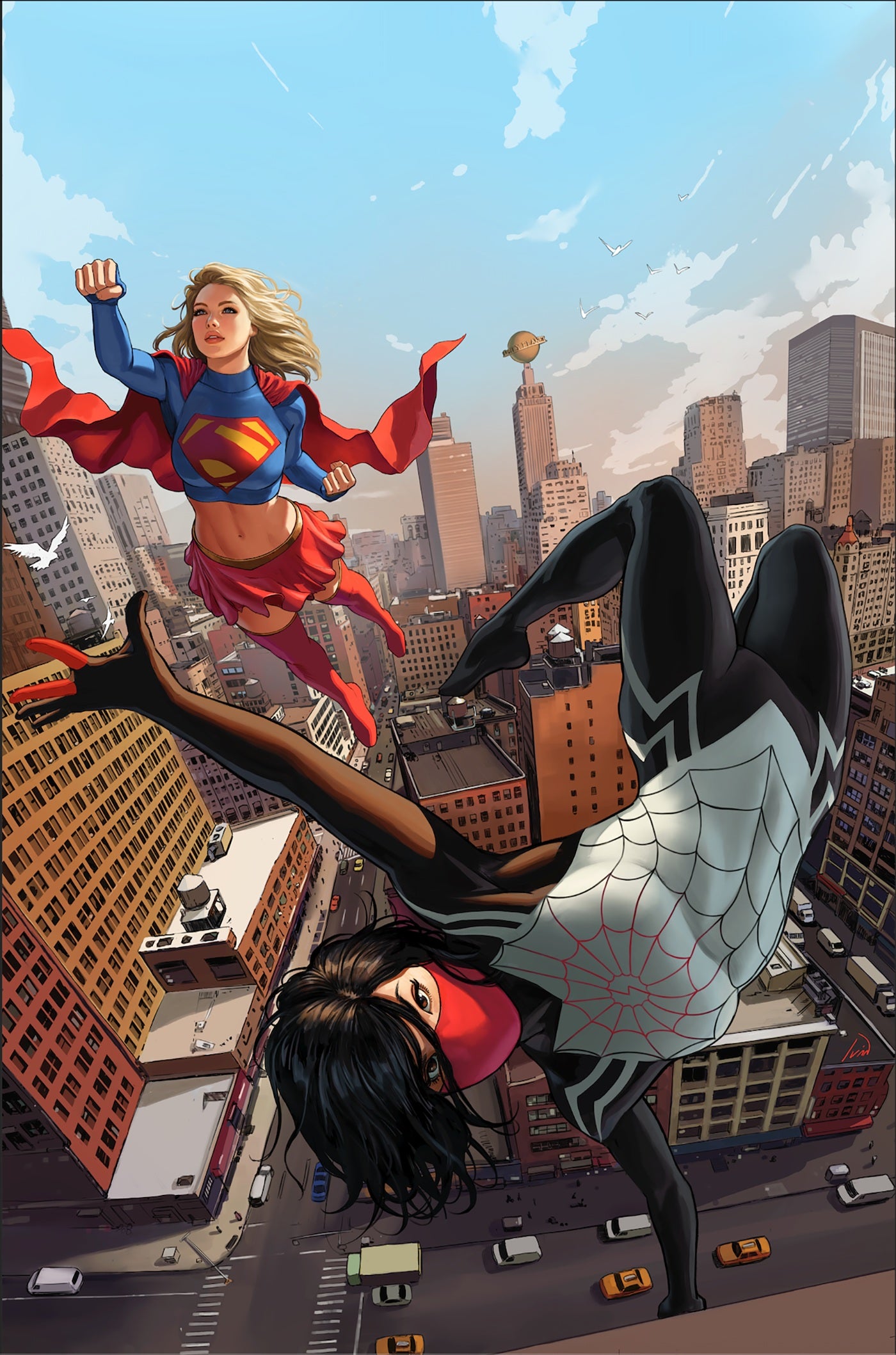 MARVEL/DC: SPIDER-MAN/SUPERMAN #1 1/100 IVAN TALAVERA VIRGIN VARIANT 04/22/2026