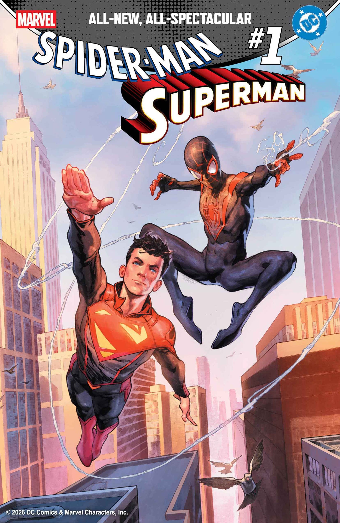 MARVEL/DC: SPIDER-MAN/SUPERMAN #1 1/50 JEROME OPENA VARIANT 04/22/2026