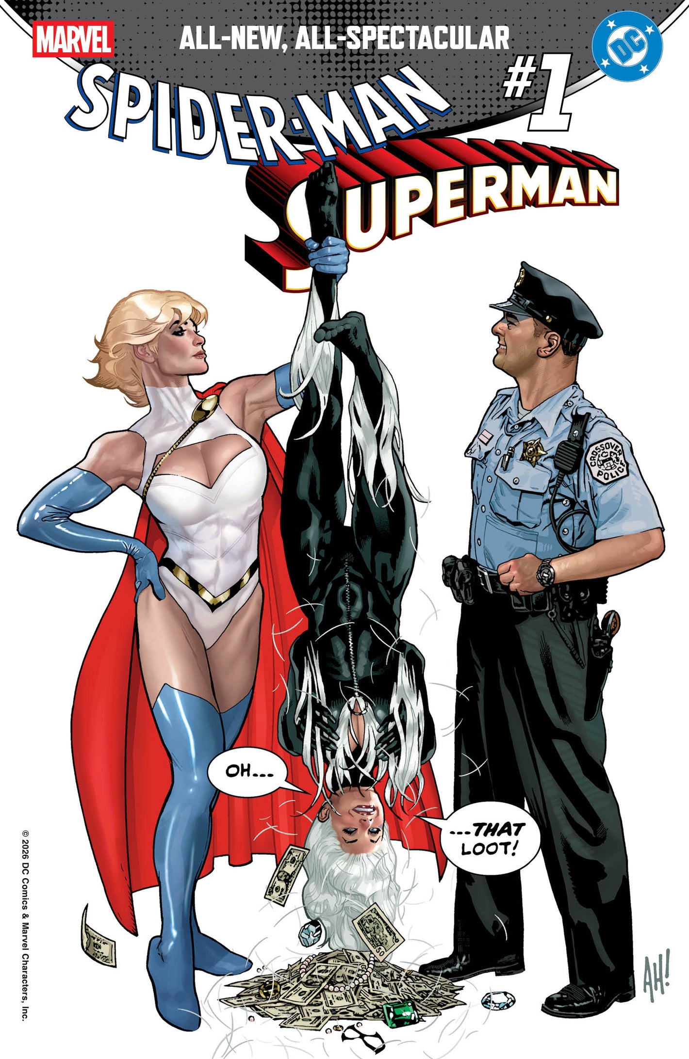 MARVEL/DC: SPIDER-MAN/SUPERMAN #1 ADAM HUGHES VARIANT 04/22/2026