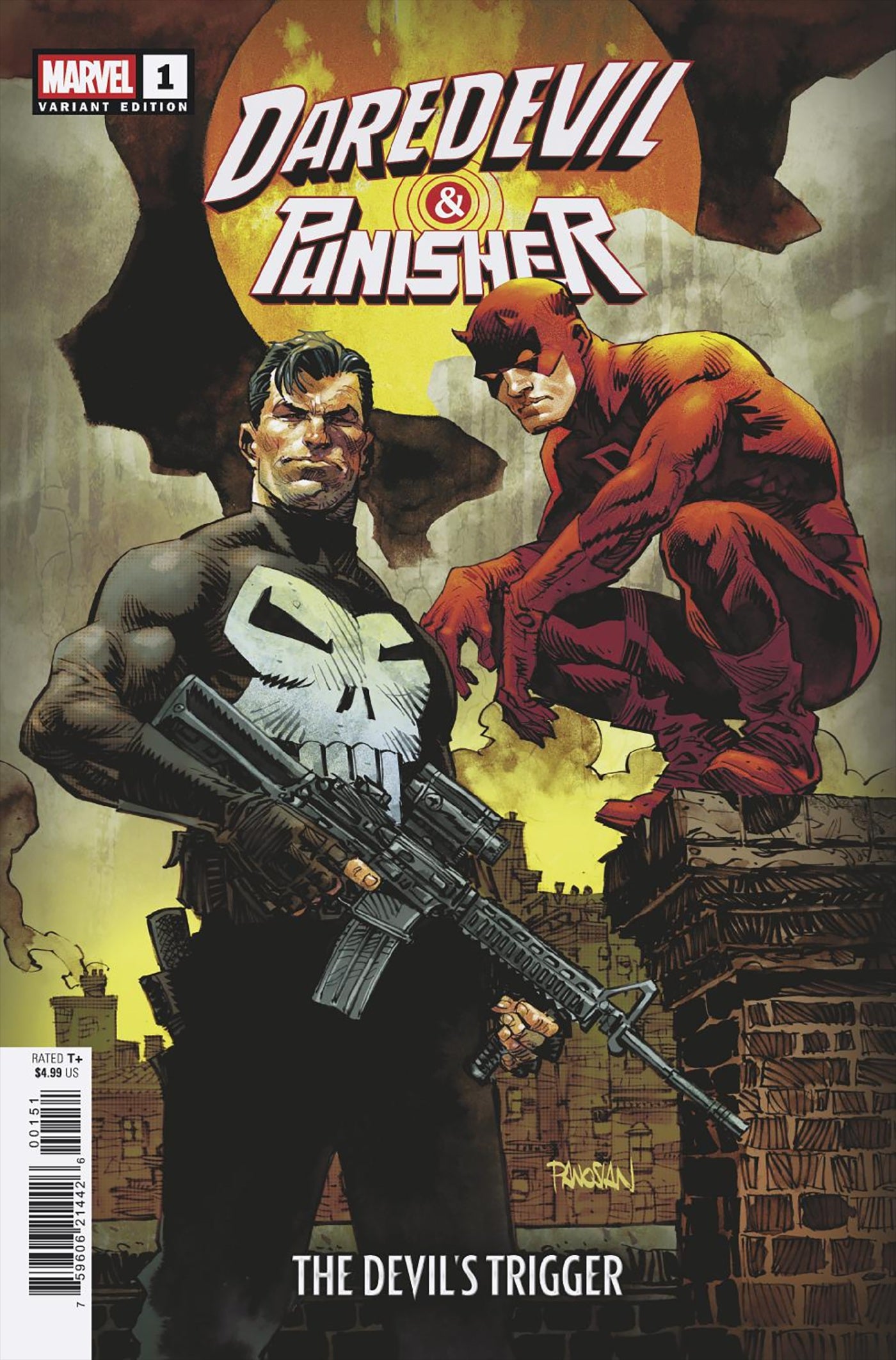 DAREDEVIL/PUNISHER: THE DEVIL'S TRIGGER #1 DAN PANOSIAN VARIANT 11/26/2025
