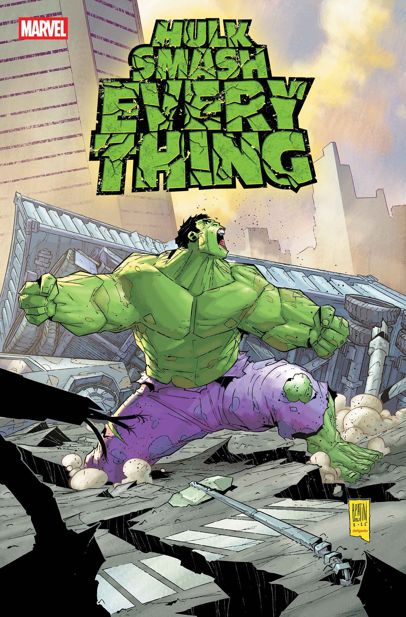 HULK: SMASH EVERYTHING #3 PATRICK BOUTIN VARIANT 02/25/2026