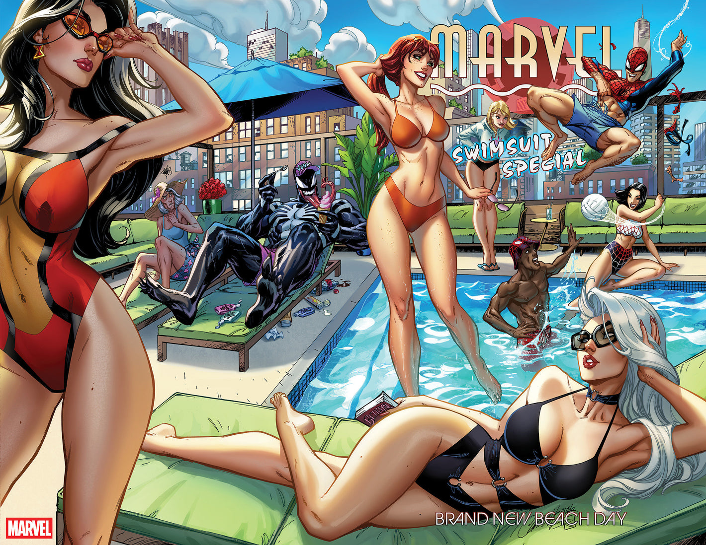 MARVEL SWIMSUIT SPECIAL: BRAND NEW BEACH DAY #1 WRAPAROUND COVER 07/01/2026