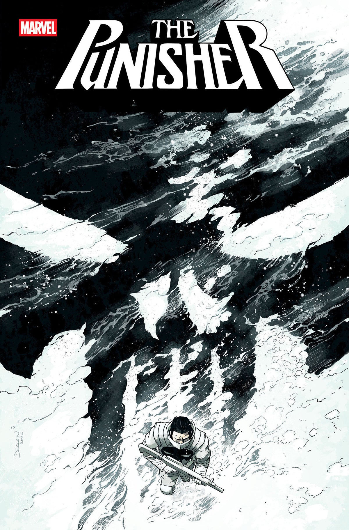 PUNISHER #12 COVER B DECLAN SHALVEY VARIANT 12/23/2026