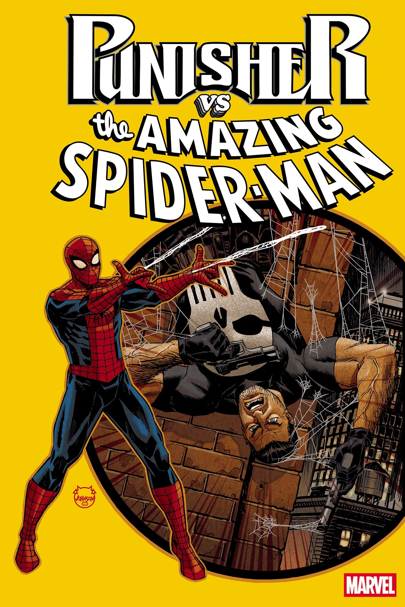 PUNISHER VS. SPIDER-MAN #1 DAVE JOHNSON FOIL VARIANT 07/15/2026