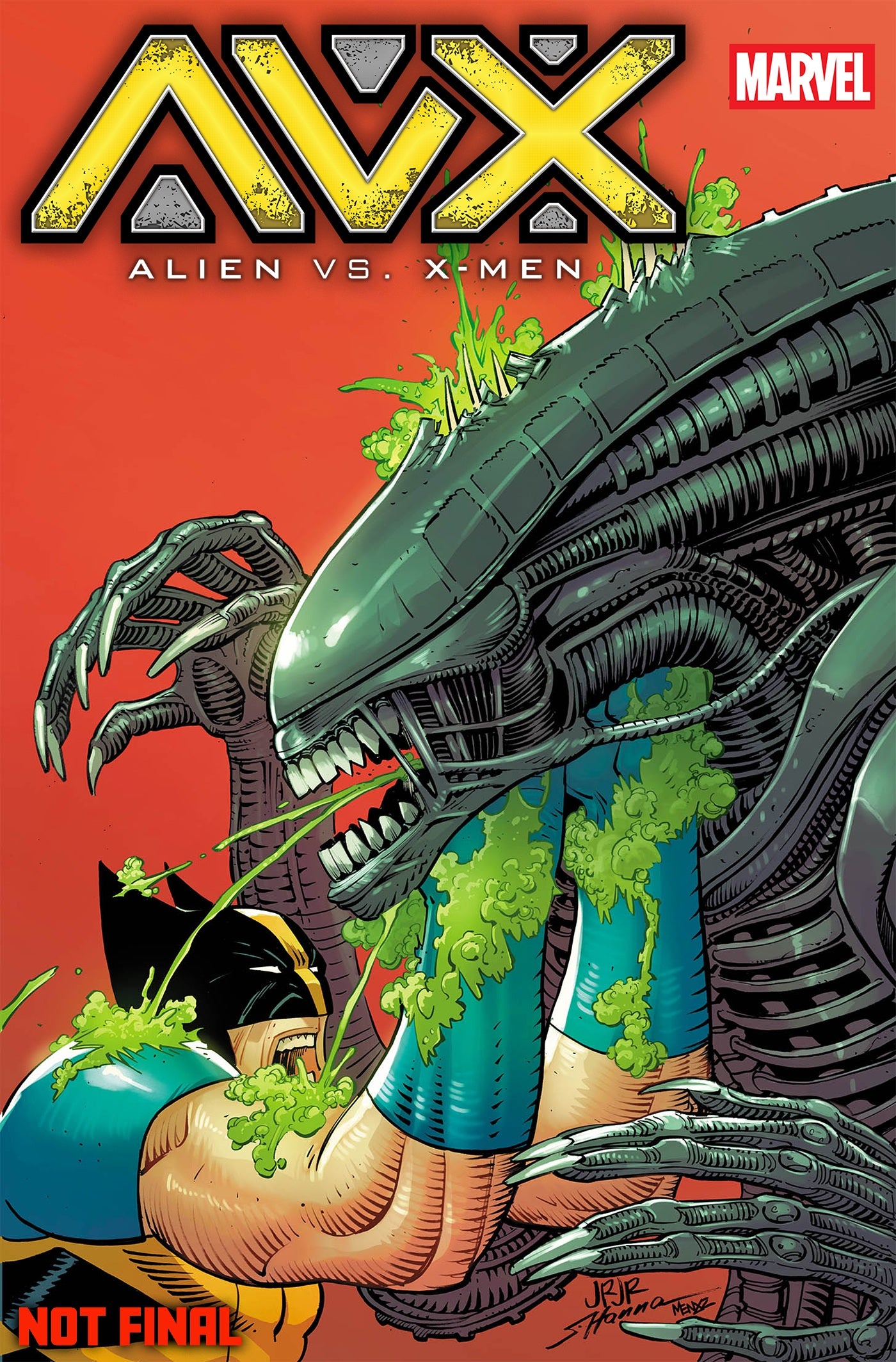 ALIEN VS. X-MEN #1 JOHN ROMITA JR. FOIL VARIANT 09/16/2026