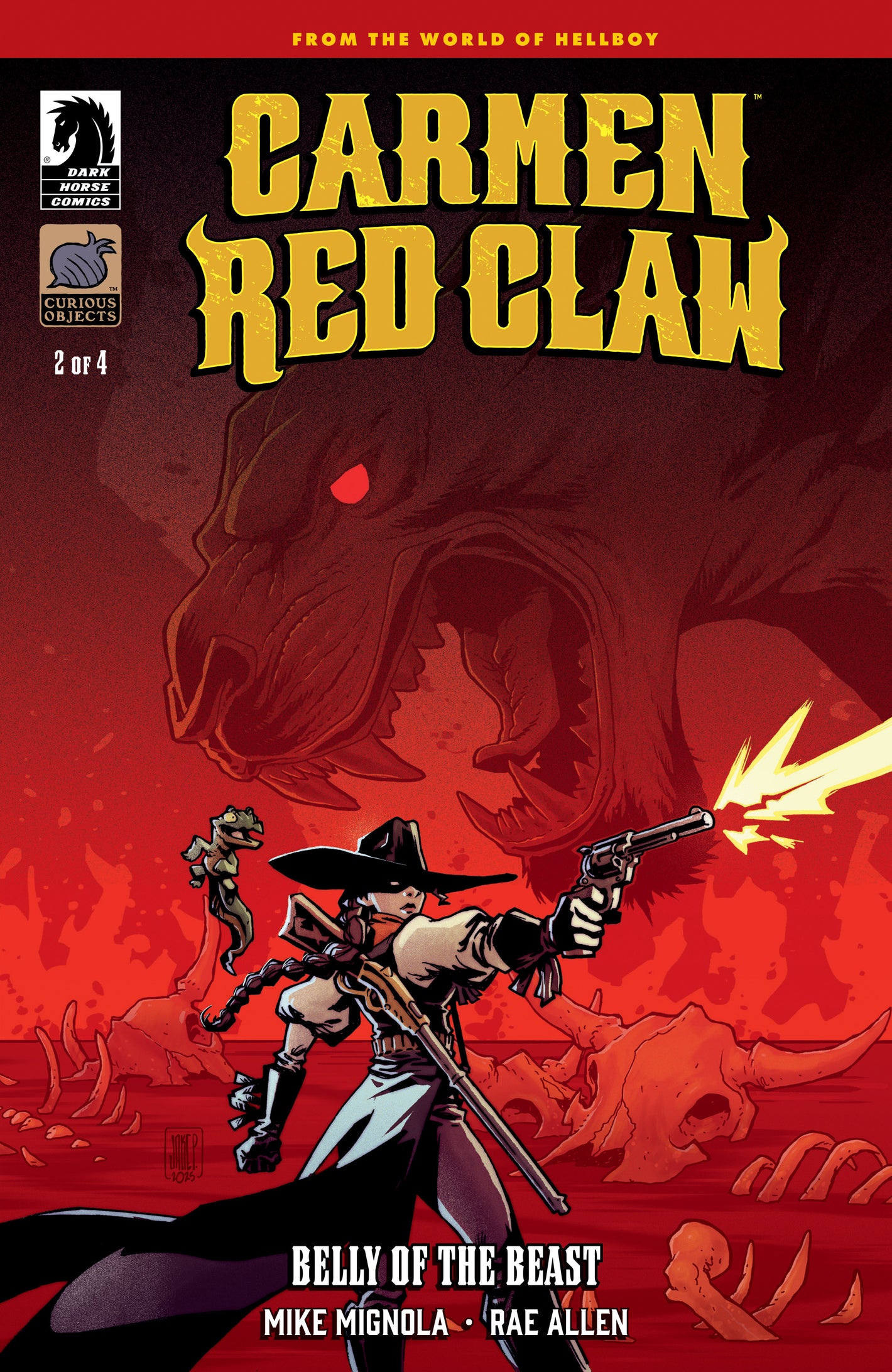 CARMEN RED CLAW: BELLY OF THE BEAST #2 (CVR B) (JAKE PARKER) 02/18/26