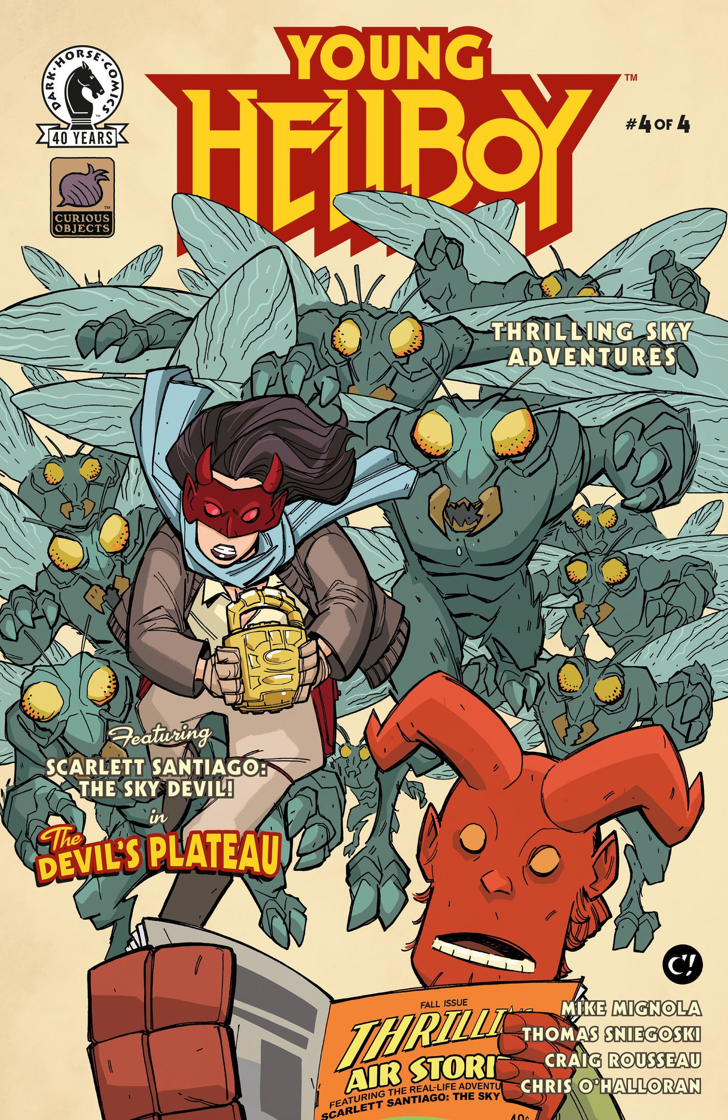 YOUNG HELLBOY: THRILLING SKY ADVENTURES #4 (CVR A) (CRAIG ROUSSEAU) 09/16/2026