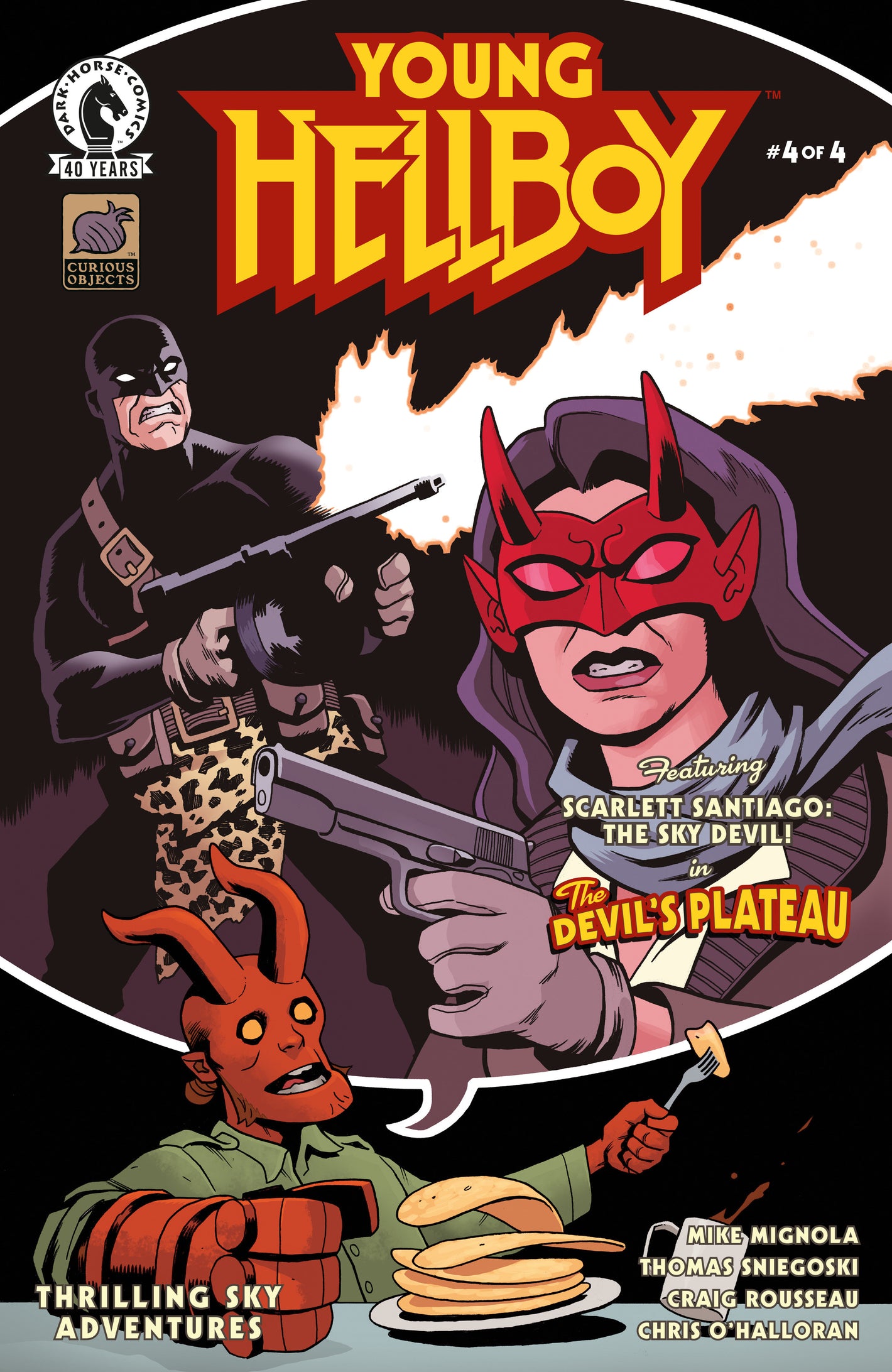 YOUNG HELLBOY: THRILLING SKY ADVENTURES #4 (CVR B) (BEN STENBECK) 09/16/2026