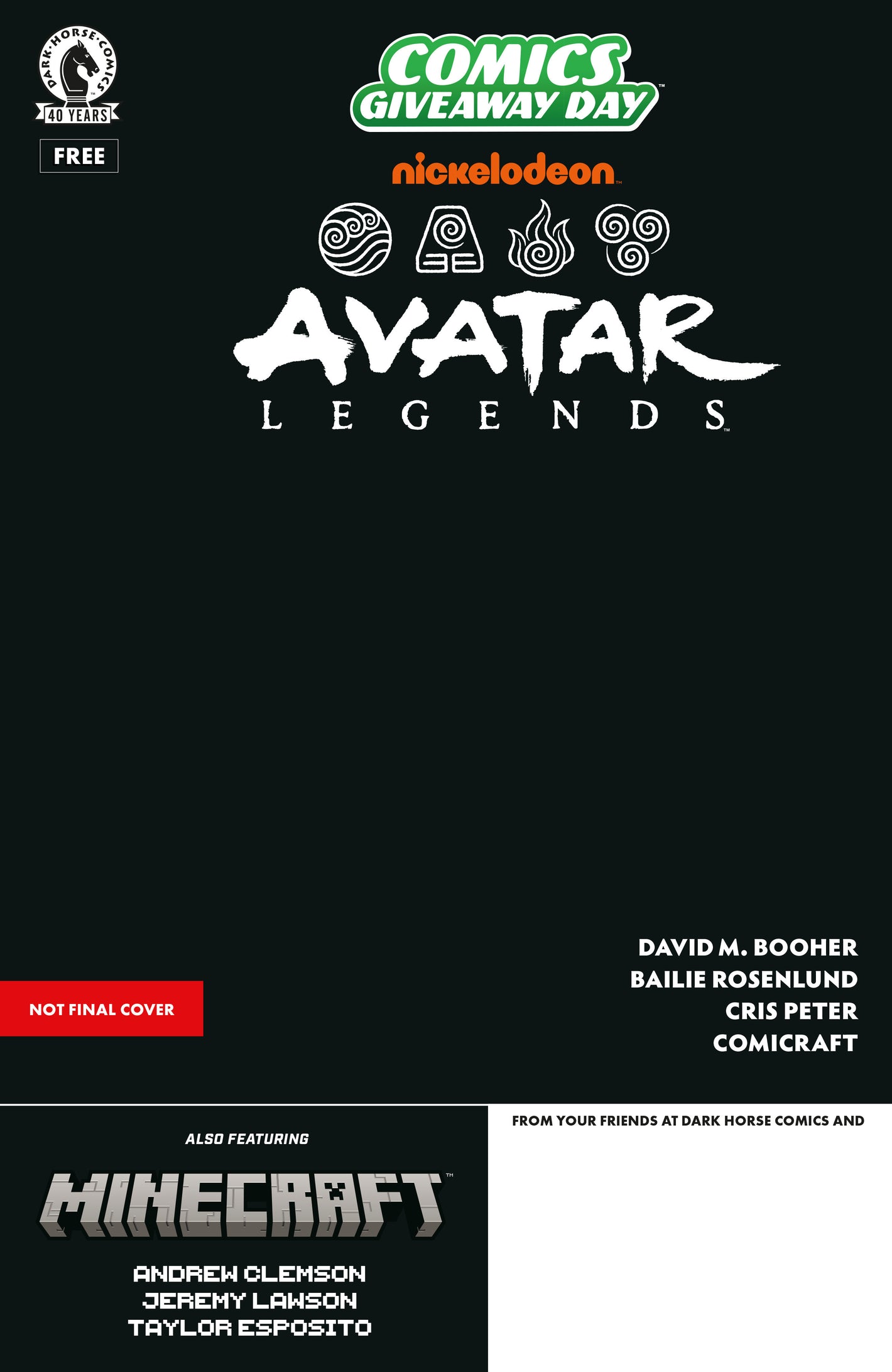 Avatar: The Last Airbender-Legends/Minecraft: Heart of Cobblestone CGD 2026 (Bundle of 20) 04/15/2026