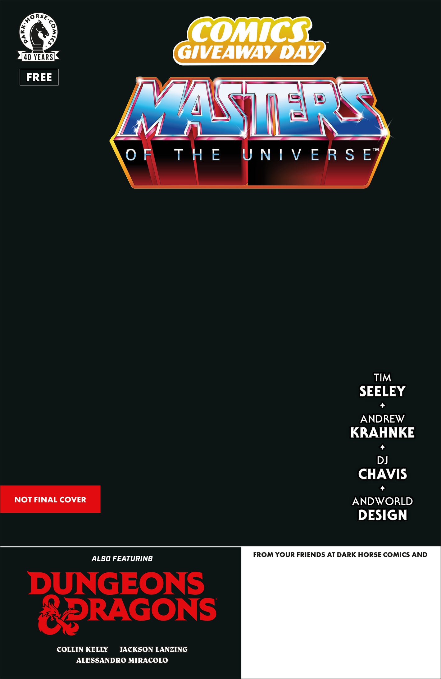 He-Man and the Masters of the Universe/Dungeons & Dragons CGD 2026 (Bundle of 20) 04/15/2026