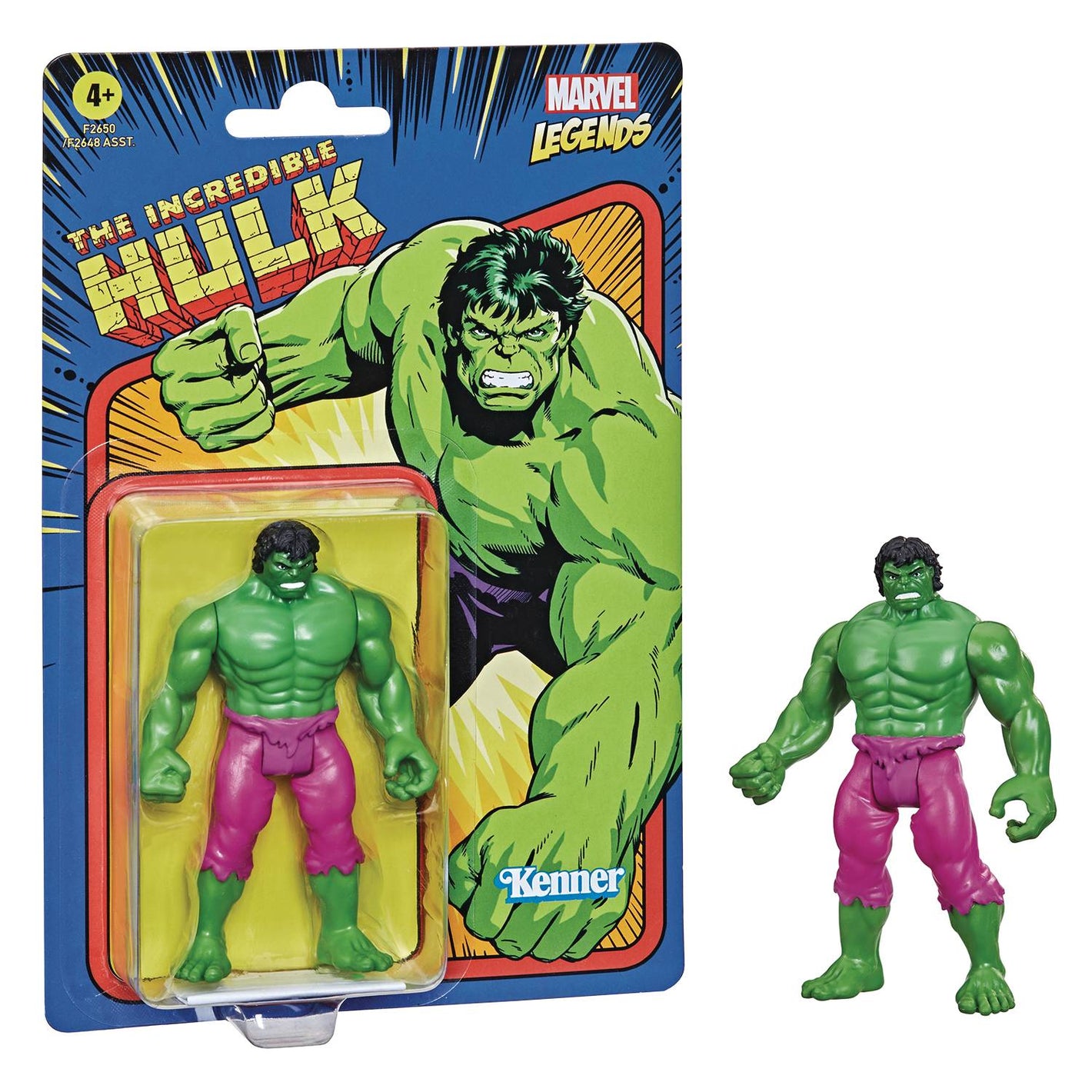 MARVEL LEGENDS - RETRO 3.75 INCH - INCREDIBLE HULK