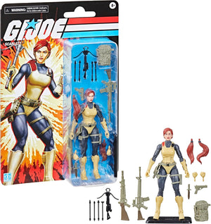 GI JOE - CLASSIFIED SERIES - RETRO CARDBACK - SCARLETT