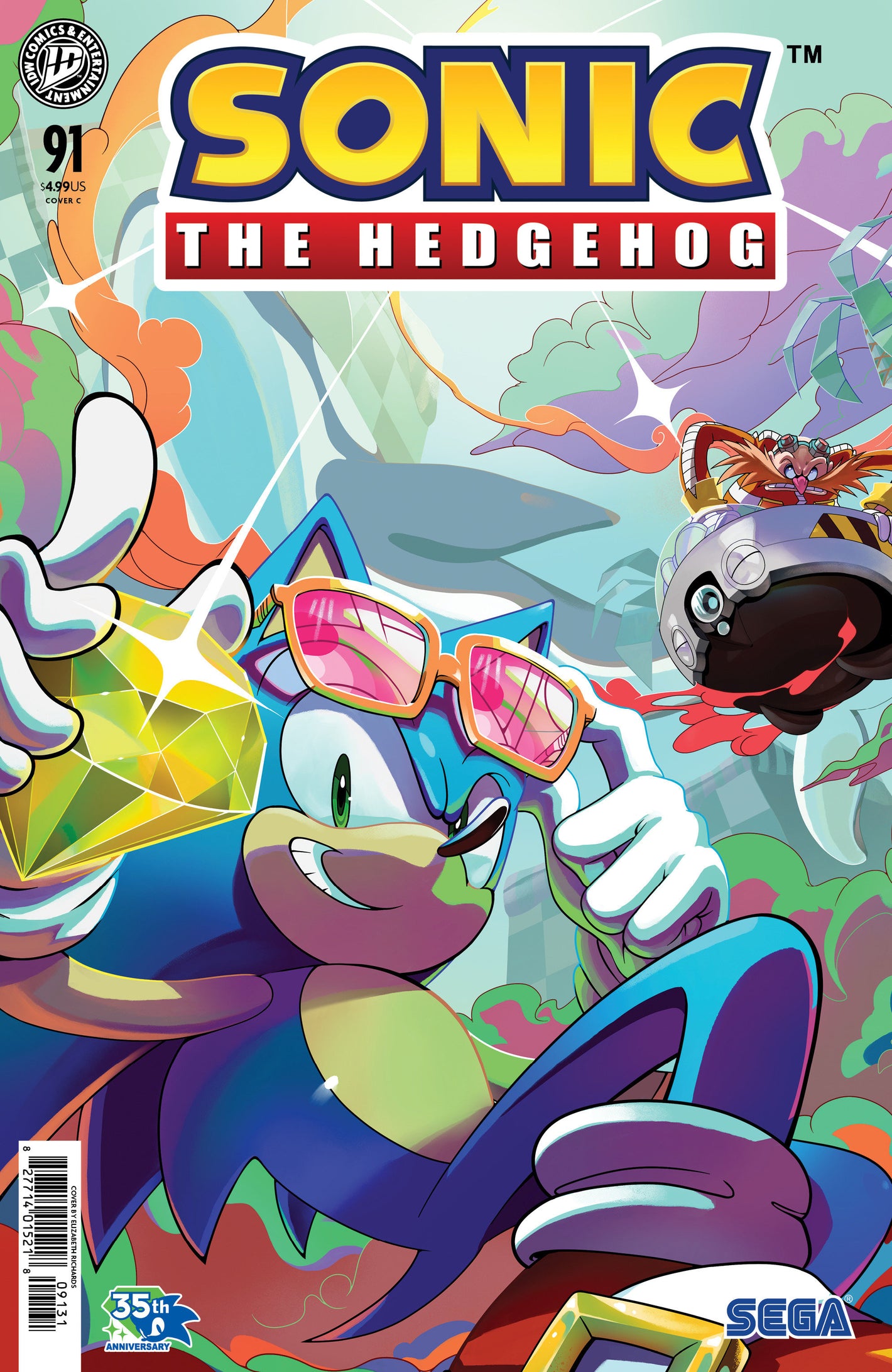 SONIC THE HEDGEHOG #91 VARIANT C (RICHARDS) 10/28/2026
