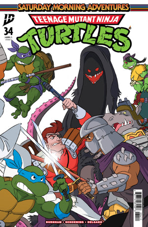 Teenage Mutant Ninja Turtles: Saturday Morning Adventures #34 Cover A (Schoening Connecting Cover Set) 02/25/2026