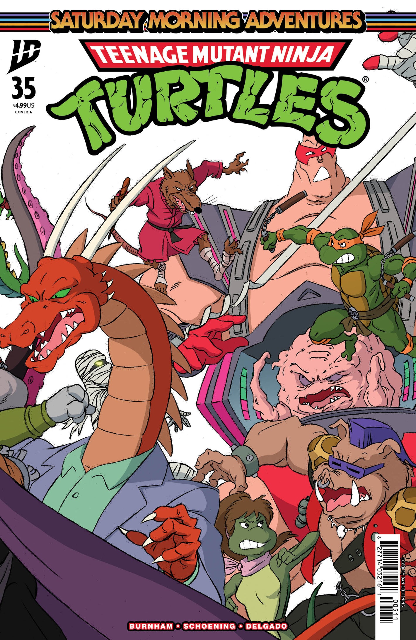 Teenage Mutant Ninja Turtles: Saturday Morning Adventures #35 Cover A (Schoening Connecting Cover Set) 03/25/2026
