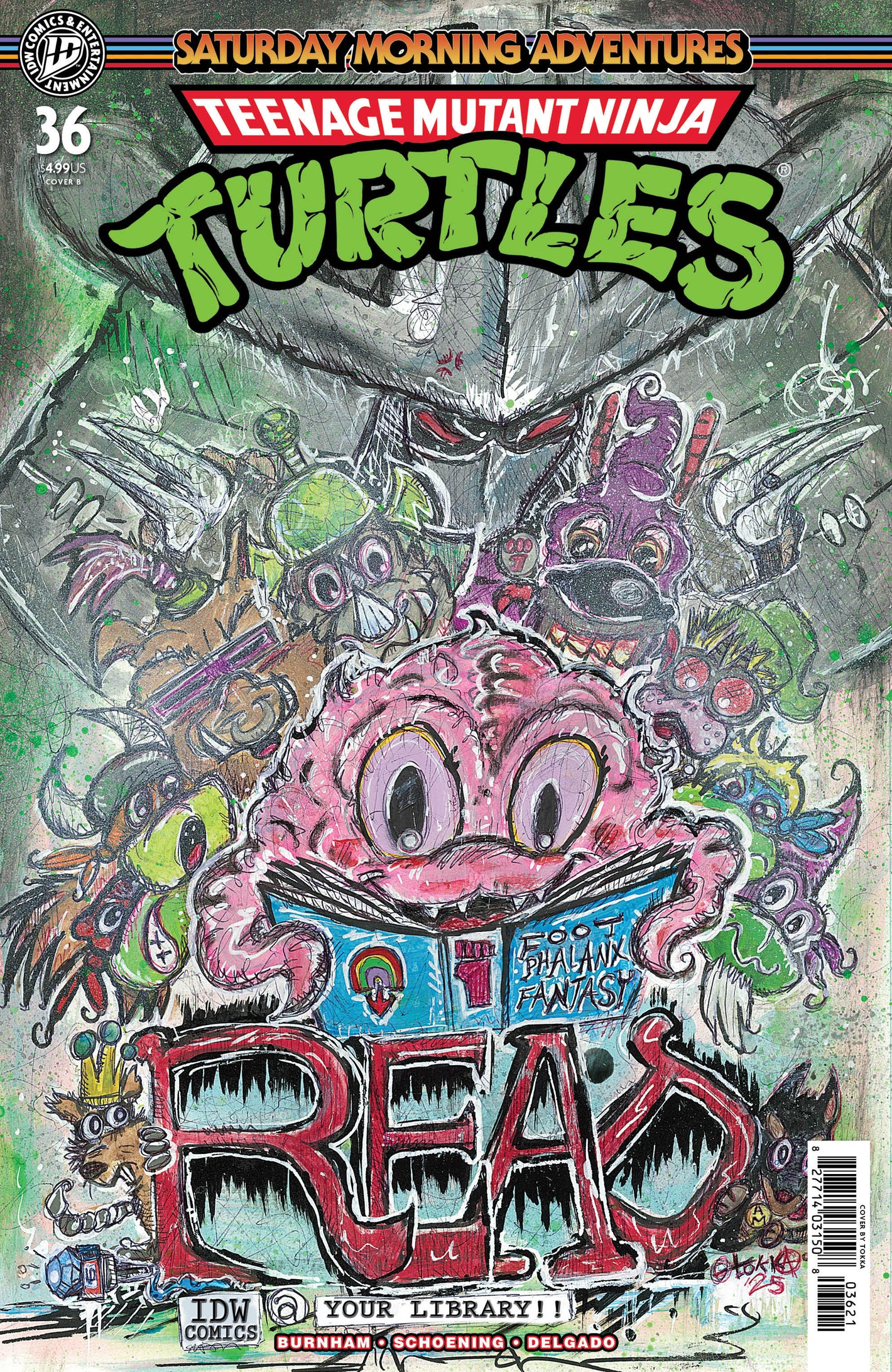 Teenage Mutant Ninja Turtles: Saturday Morning Adventures #36 Variant B (tOkKa) 04/22/2026