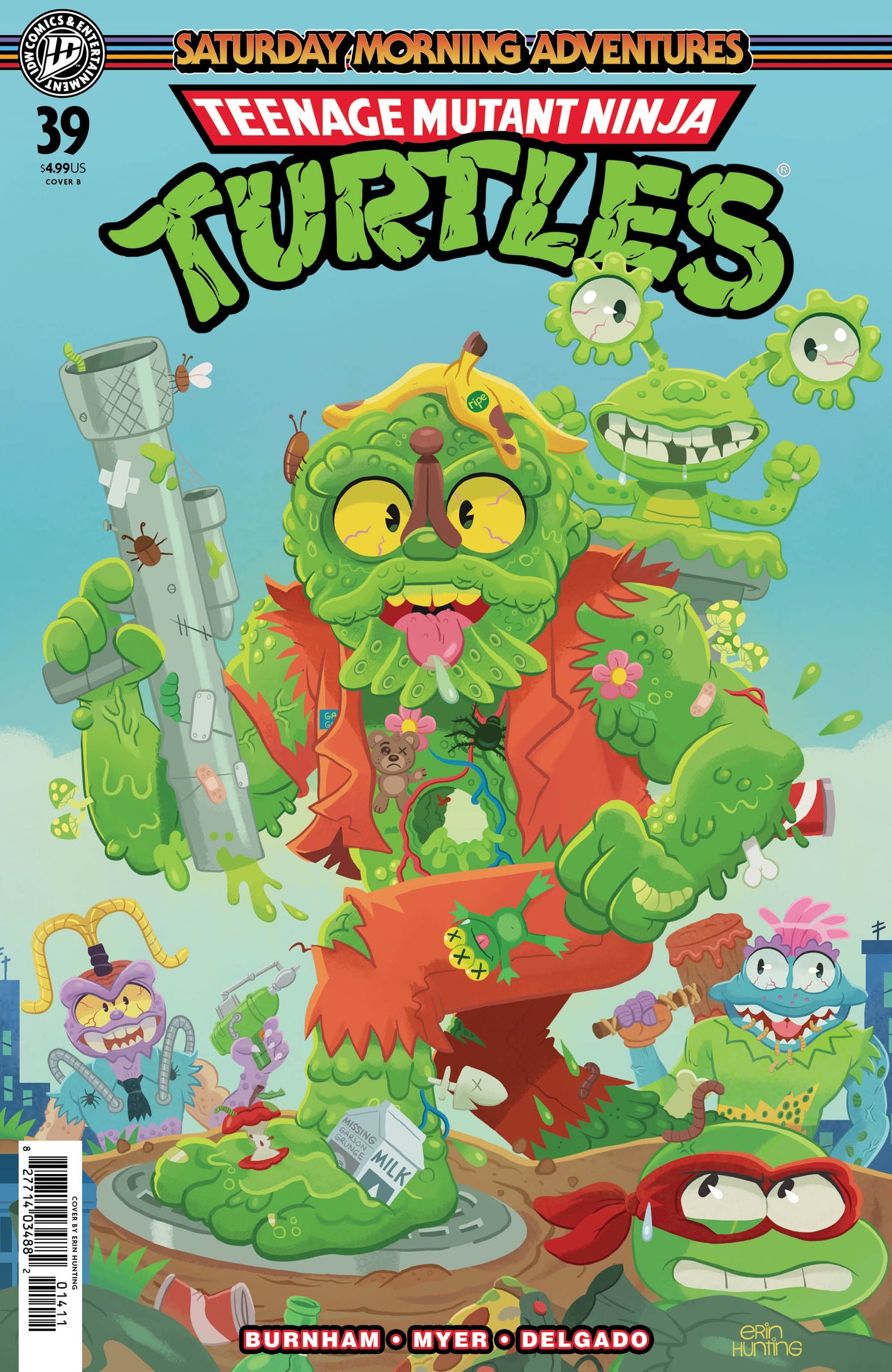 TEENAGE MUTANT NINJA TURTLES: SATURDAY MORNING ADVENTURES #39 VARIANT B (HUNTING) 07/29/2026