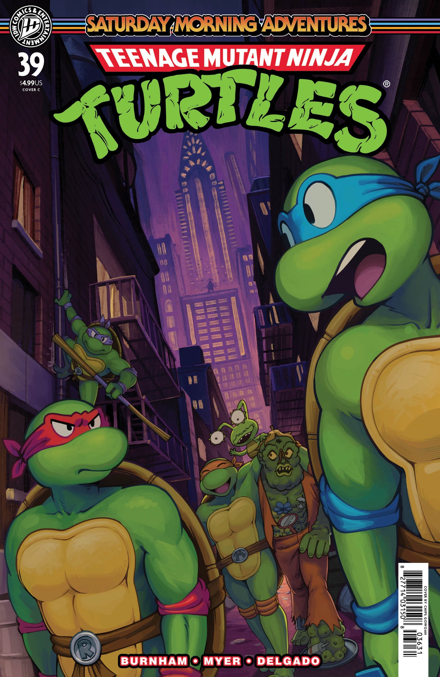 TEENAGE MUTANT NINJA TURTLES: SATURDAY MORNING ADVENTURES #39 VARIANT C (GOWOAH) 07/29/2026