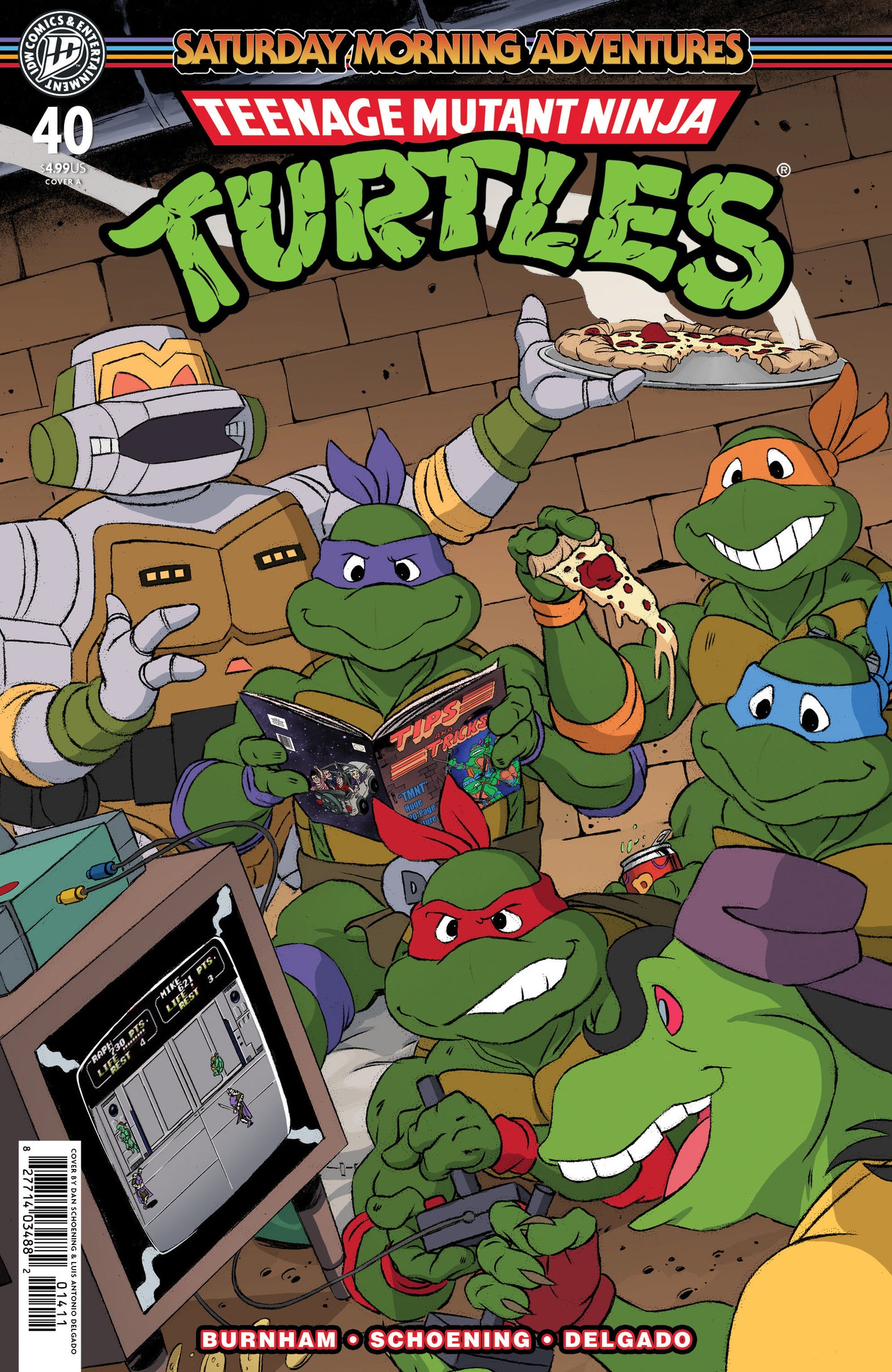 TEENAGE MUTANT NINJA TURTLES: SATURDAY MORNING ADVENTURES #40 COVER A (SCHOENING) 08/26/2026