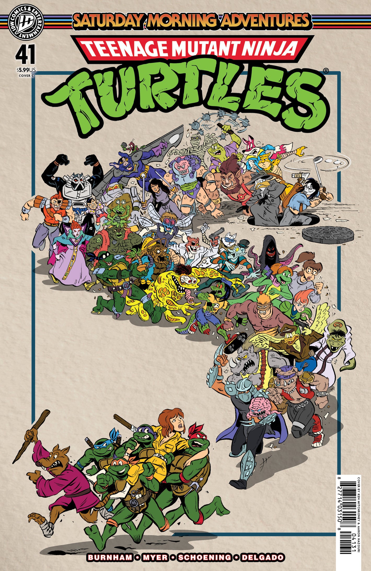 Teenage Mutant Ninja Turtles: Saturday Morning Adventures #41 Variant C (Mitchroney) 09/23/2026