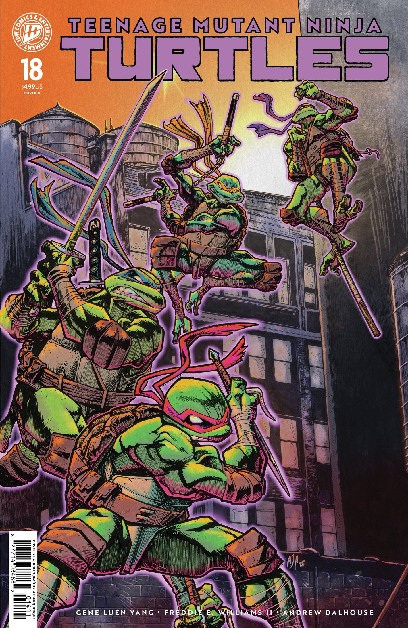 Teenage Mutant Ninja Turtles #18 Variant D (Jiménez Alburquerque) 05/13/2026