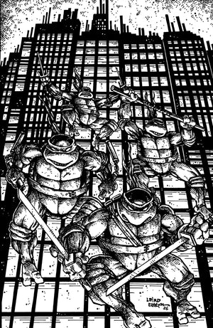 TEENAGE MUTANT NINJA TURTLES #20: 300TH ISSUE SPECIAL 1/25 EASTMAN & LAIRD B&W VARIANT 07/22/2026