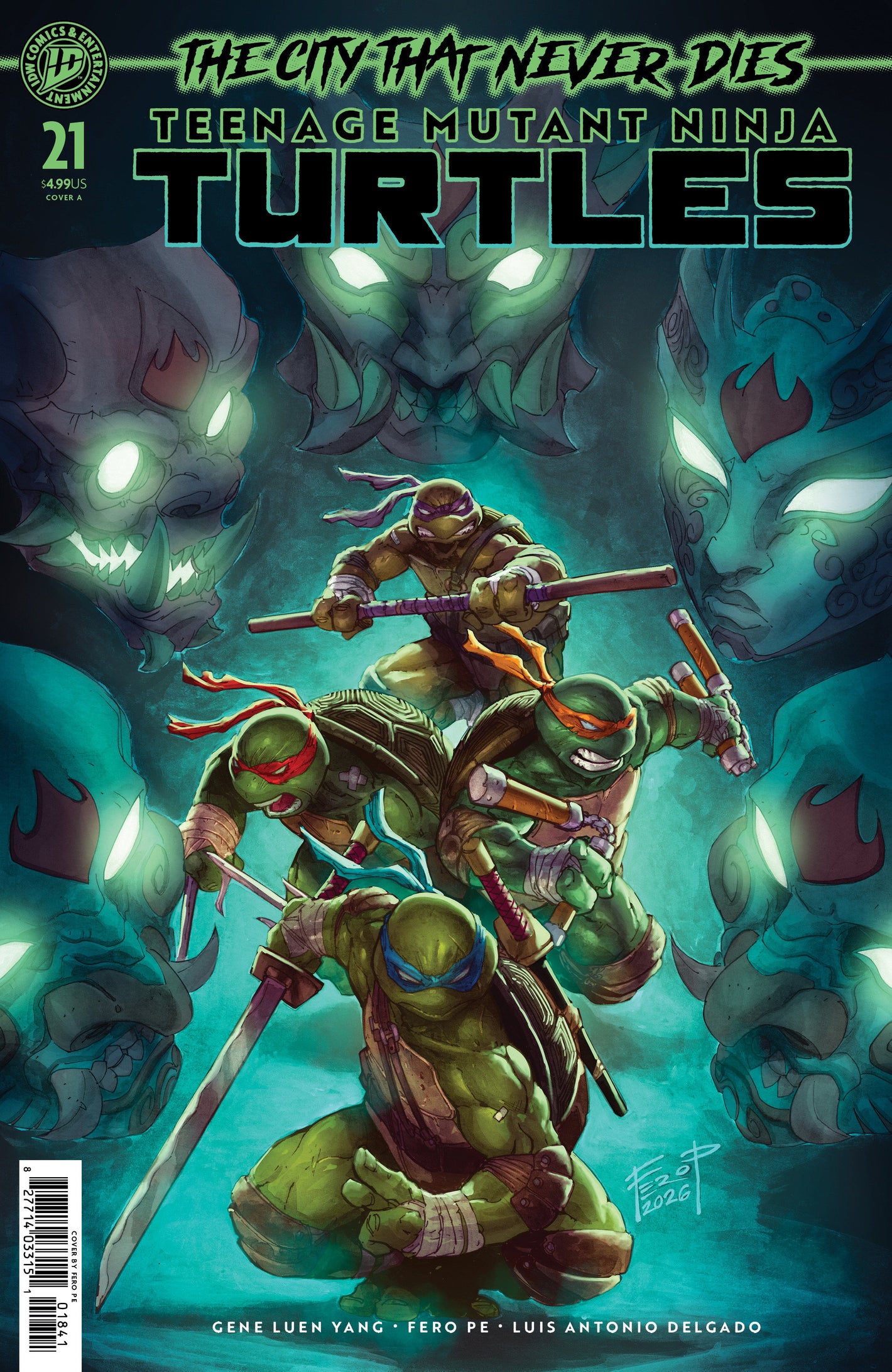 TEENAGE MUTANT NINJA TURTLES #21 COVER A (PE) 08/19/2026