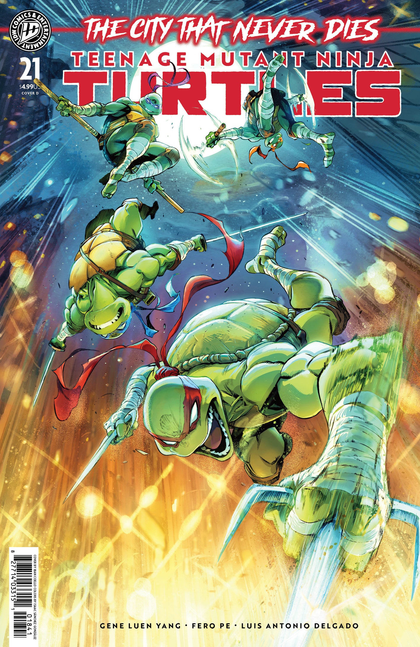 TEENAGE MUTANT NINJA TURTLES #21 VARIANT D (COELLO) 08/19/2026
