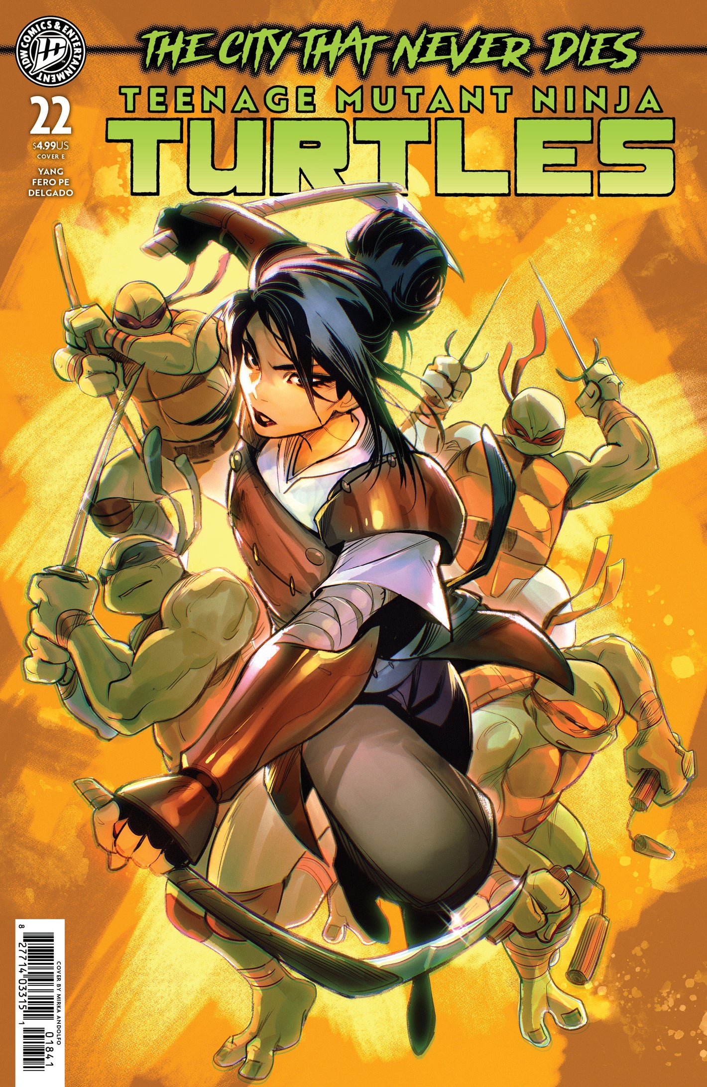 Teenage Mutant Ninja Turtles #22 Variant E (Andolfo) 09/16/2026
