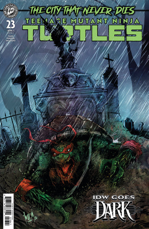 TEENAGE MUTANT NINJA TURTLES #23 VARIANT E (DAMIEN WORM IDW GOES DARK VARIANT) 10/14/2026