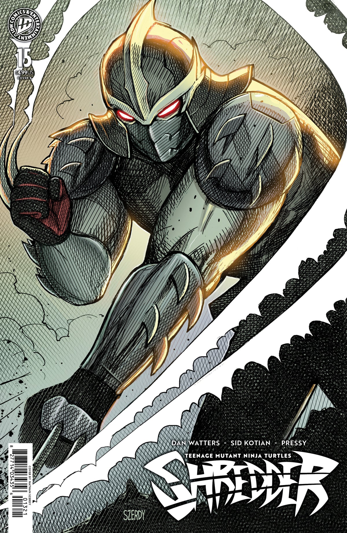 TEENAGE MUTANT NINJA TURTLES: SHREDDER #15 VARIANT B (SZERDY) 12/23/2026