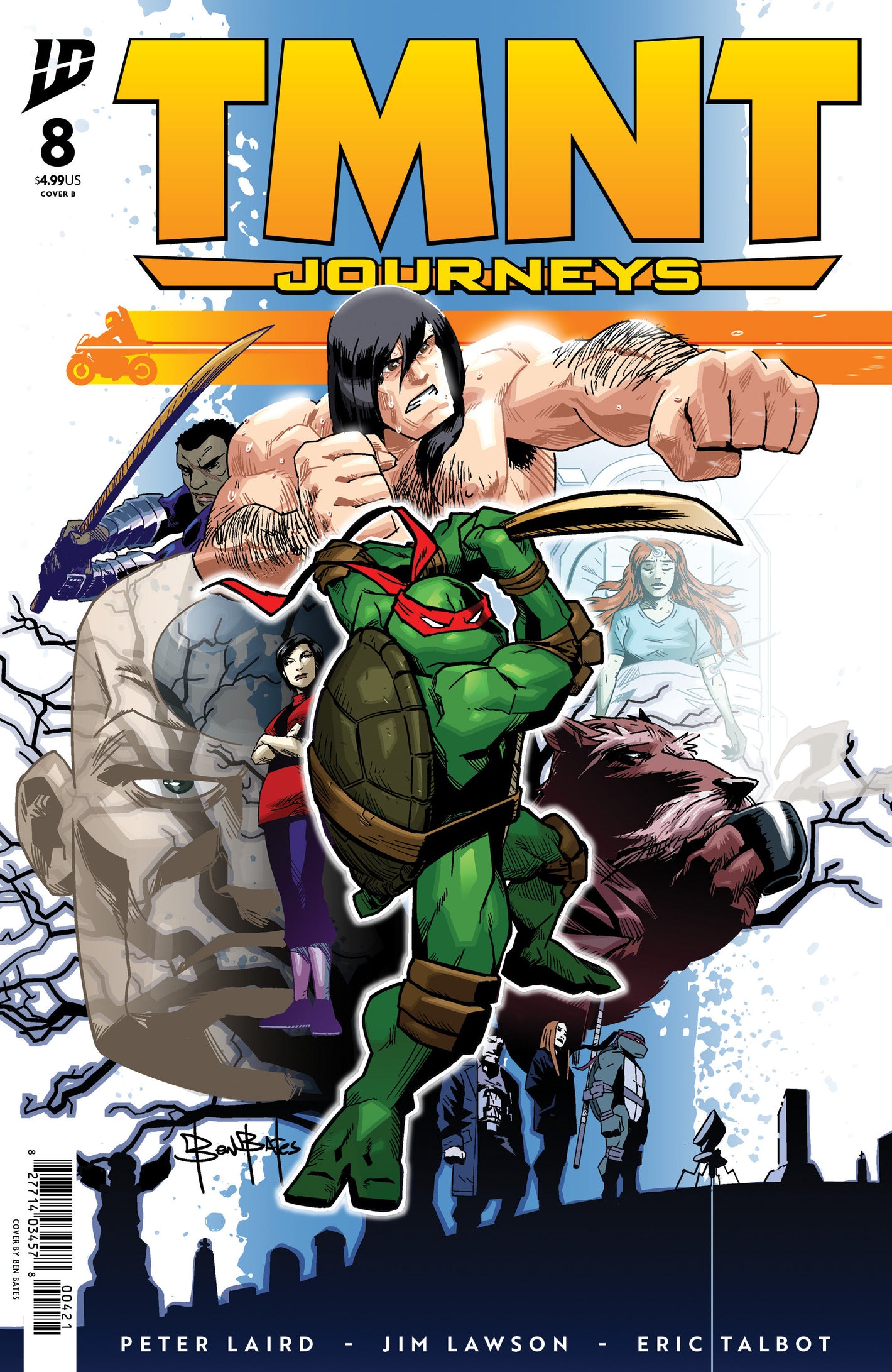 TMNT: Journeys #8 Variant B (Bates) 04/08/2026