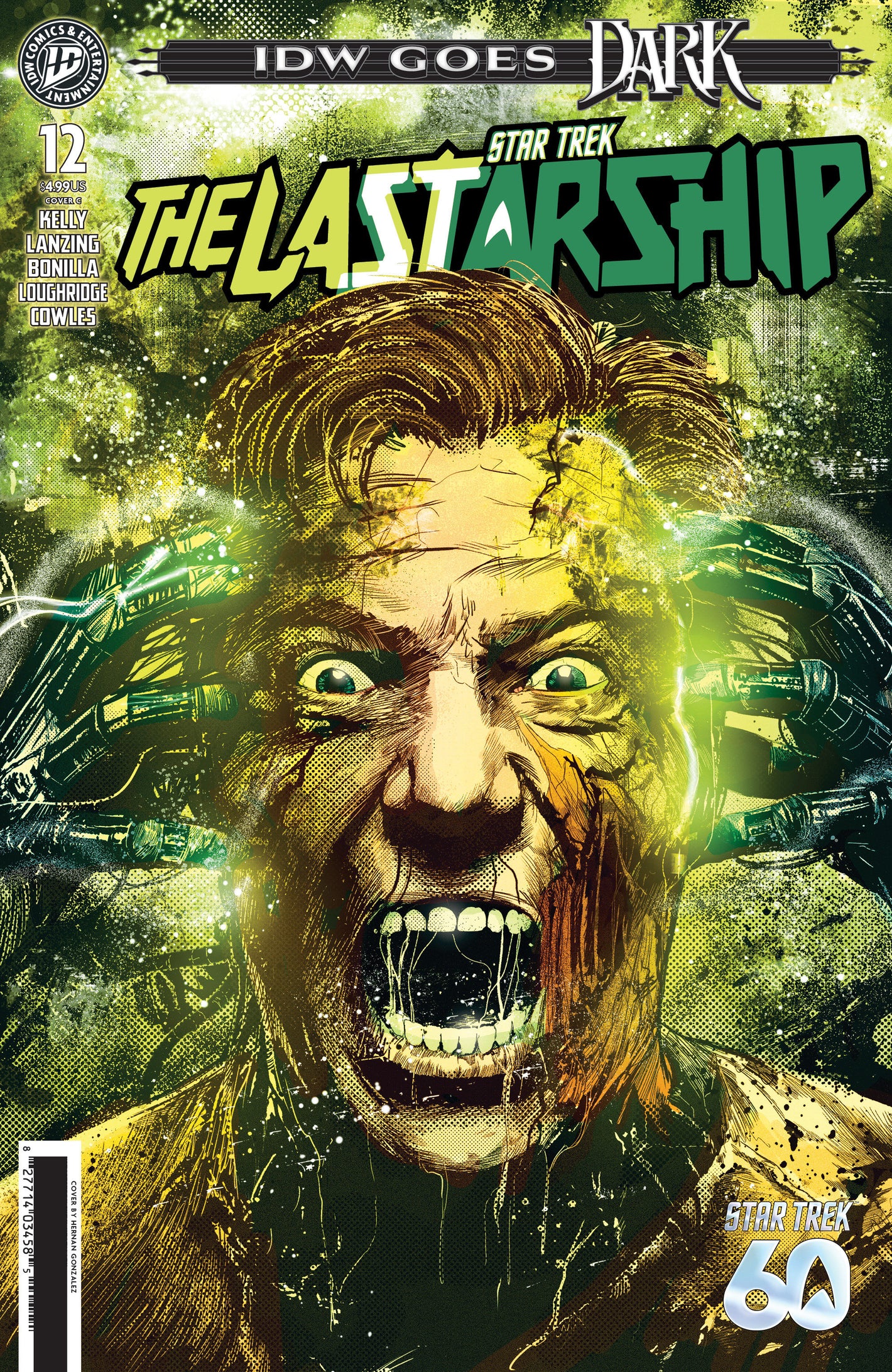 STAR TREK: THE LAST STARSHIP #12 VARIANT C (GONZALEZ IDW GOES DARK VARIANT) 10/21/2026