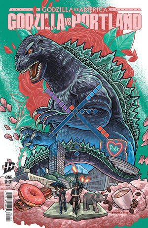Godzilla Vs. America: Portland Cover A (Dewey) 03/11/2026