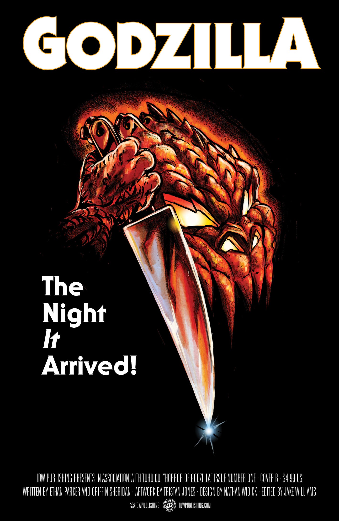 THE HORROR OF GODZILLA [KAI-SEI ERA] #1 VARIANT B (TUNICA MOVIE HOMAGE COVER) 07/29/2026