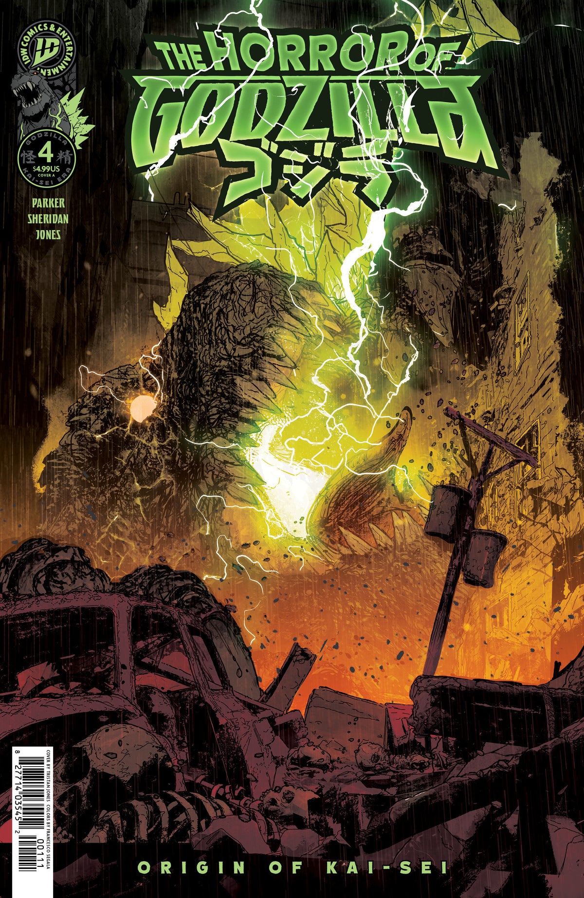 THE HORROR OF GODZILLA [KAI-SEI ERA] #4 COVER A (JONES) 01/13/2027