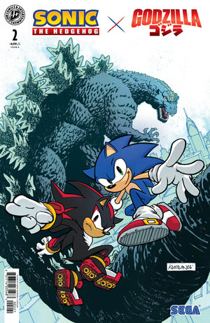 SONIC THE HEDGEHOG X GODZILLA #2 VARIANT B (CATALAN) 09/02/2026