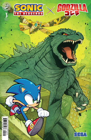 SONIC THE HEDGEHOG X GODZILLA #3 COVER A (LAWRENCE) 10/14/2026