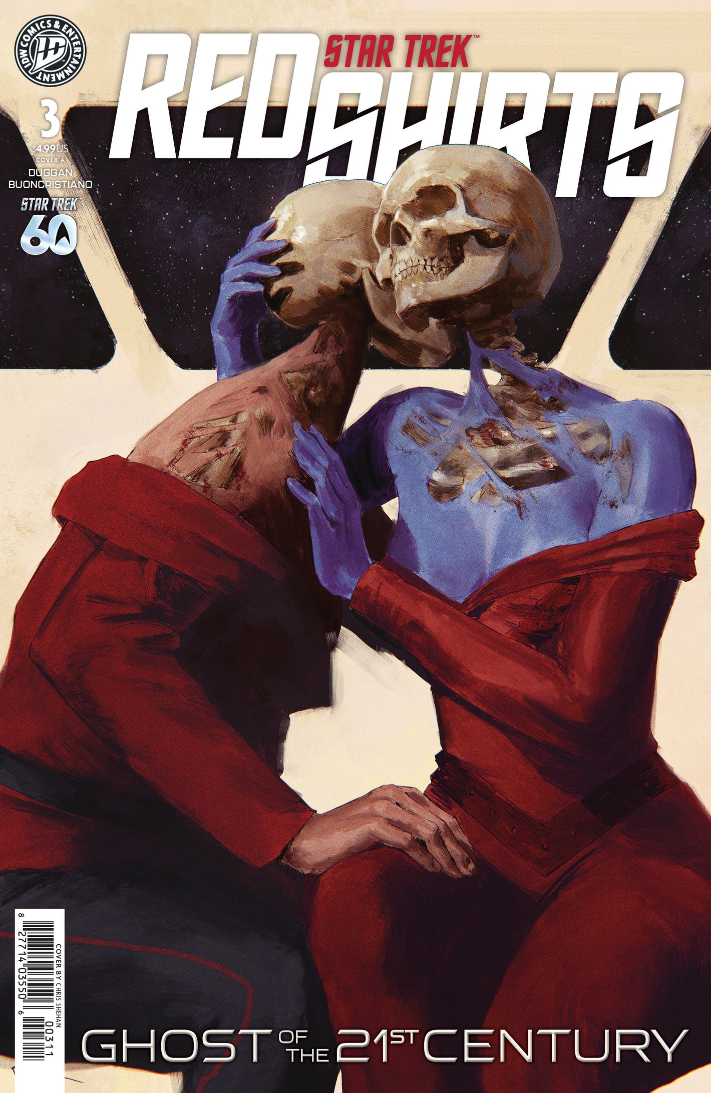 STAR TREK: RED SHIRTS--GHOST OF THE 21ST CENTURY #3 COVER A (SHEHAN) 10/14/2026