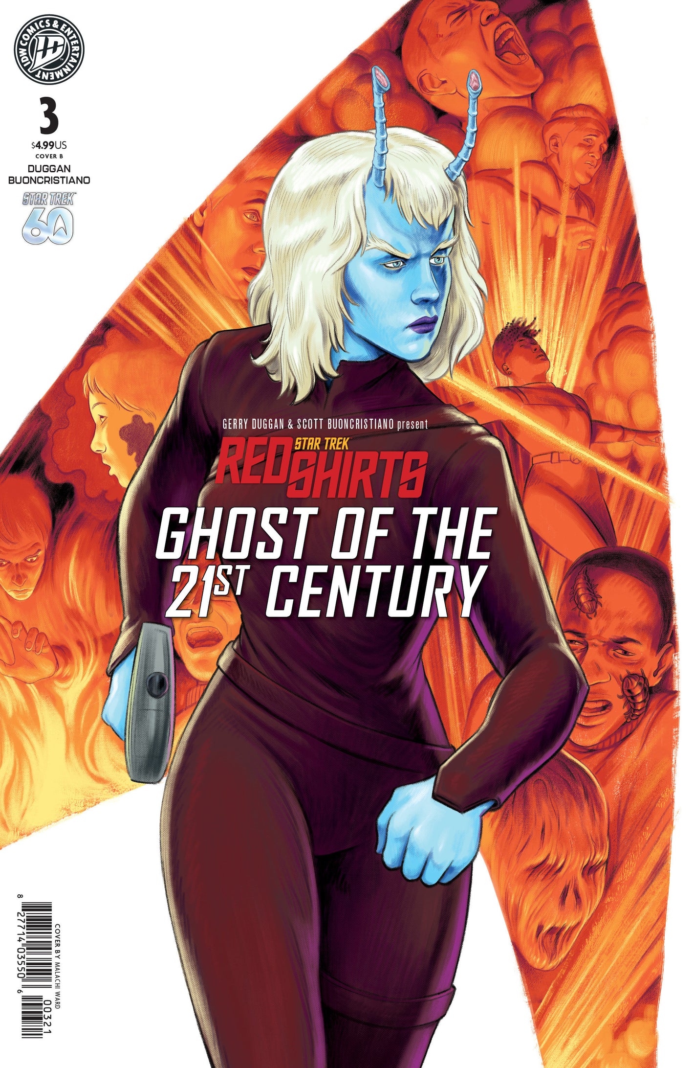 STAR TREK: RED SHIRTS--GHOST OF THE 21ST CENTURY #3 VARIANT B (WARD) 10/14/2026