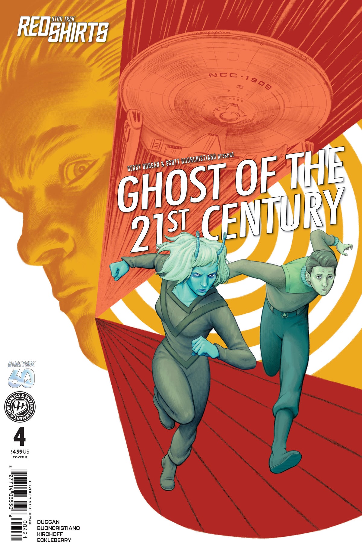STAR TREK: RED SHIRTS--GHOST OF THE 21ST CENTURY #4 VARIANT B (WARD) 11/11/2026