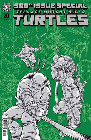 TEENAGE MUTANT NINJA TURTLES #20: 300TH ISSUE SPECIAL 1/100 GIUSEPPE CAMUNCOLI VARIANT 07/22/2026