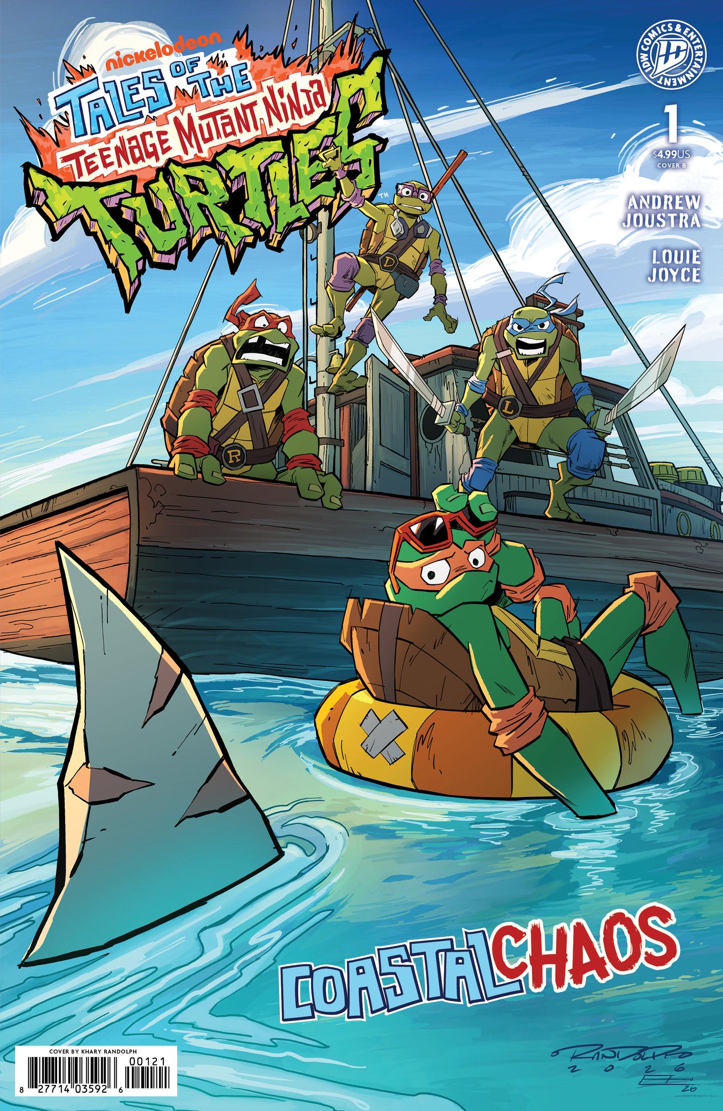 Tales of the Teenage Mutant Ninja Turtles: Coastal Chaos #1 Variant B (Randolph) 09/09/2026