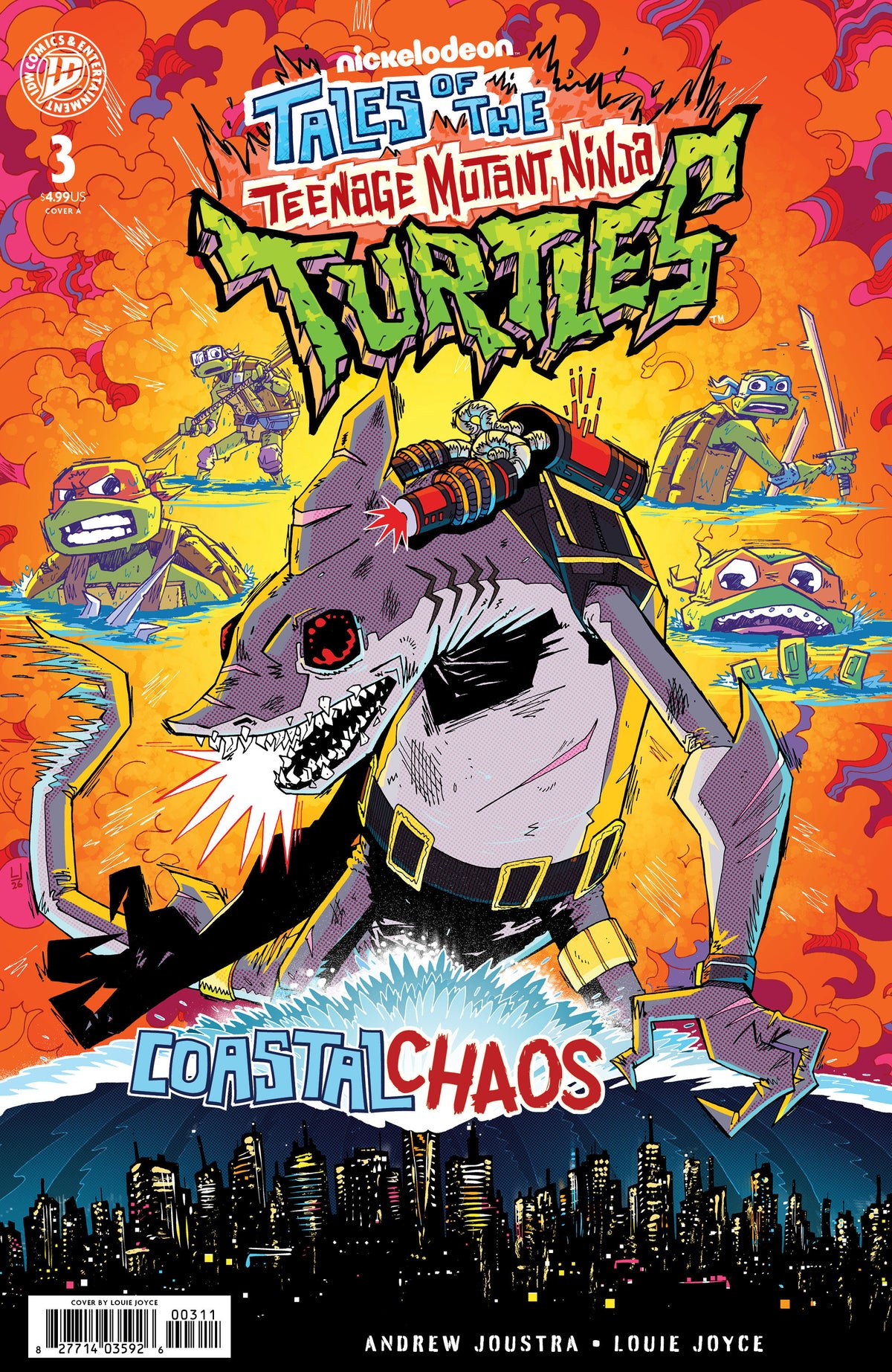 TALES OF THE TEENAGE MUTANT NINJA TURTLES: COASTAL CHAOS #3 COVER A (JOYCE) 11/18/2026